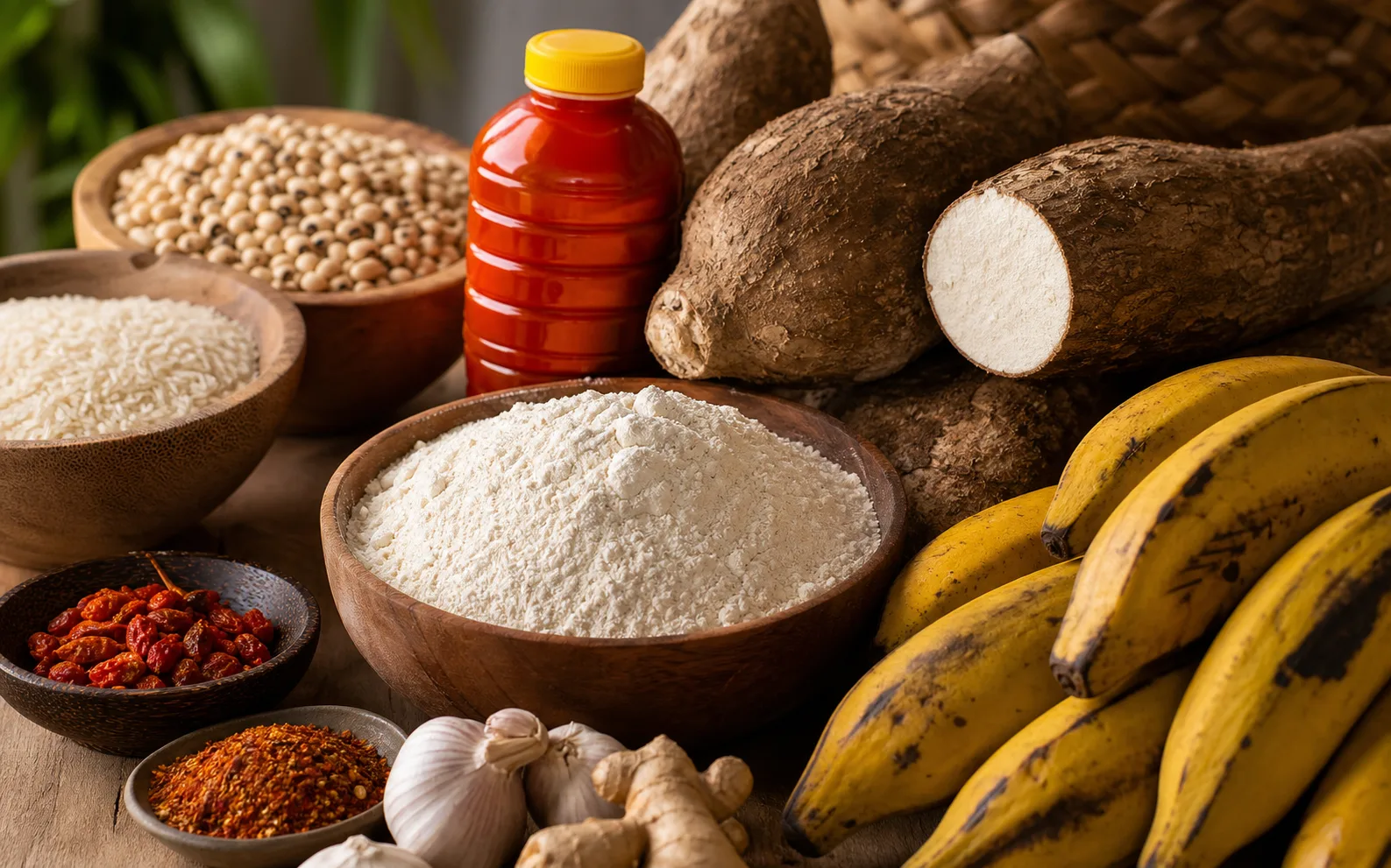 Ingredienti africani da dispensa